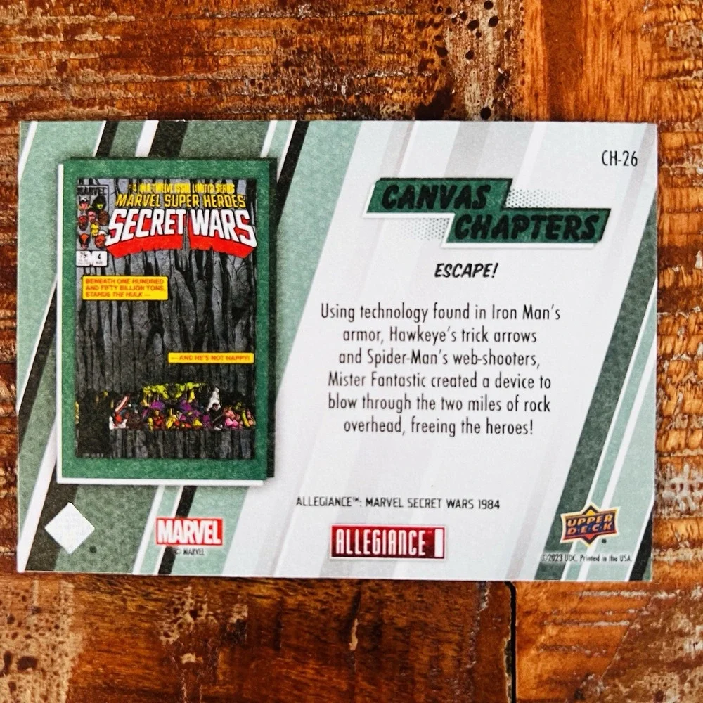 Upper Deck Allegiance Marvel Secret Wars Canvas‎ Chapters CH-26